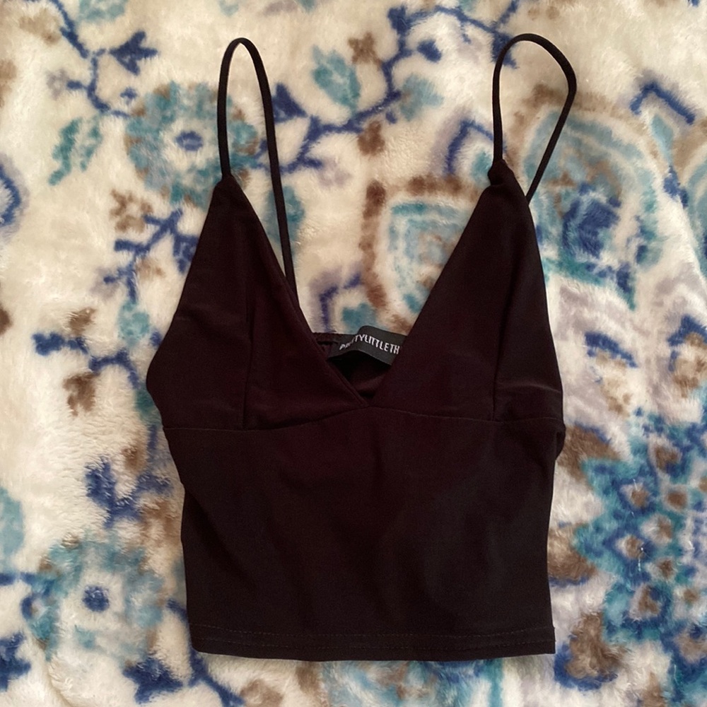 black crop top